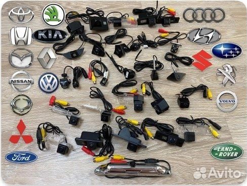 Штатная камера заднего вида на иномарки