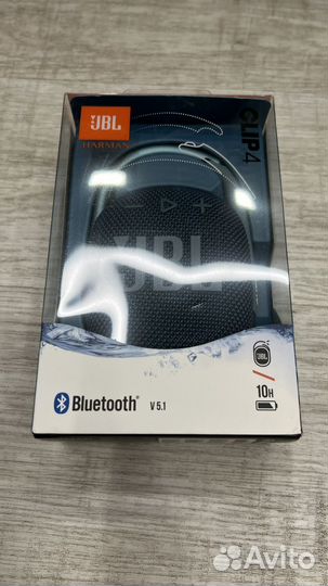 Новая. Беспроводная колонка JBL Clip 4