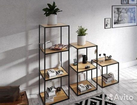 Стеллаж-горка в стиле лофт