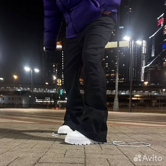 Джинсы Rick Owens клеш gondrick