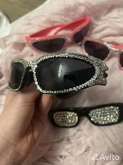 Очки со стразами