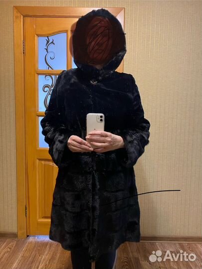 Шуба норковая 42 44 поперечка