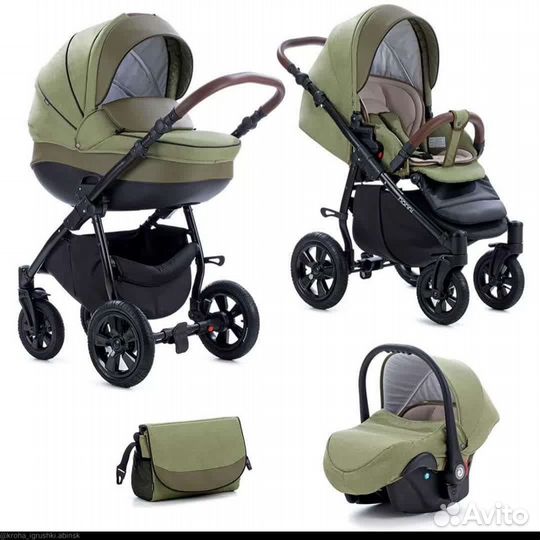 Коляска 3 в 1 Tutis Nanni (состояние новое)