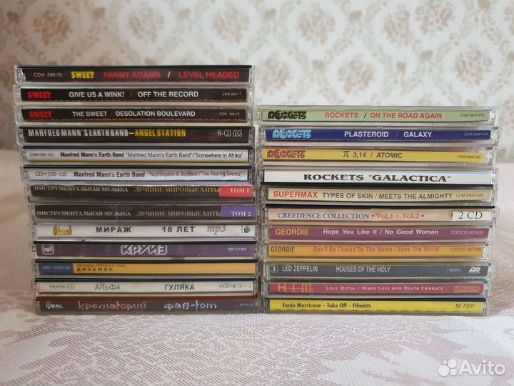 Музыкальные диски CD, MP3