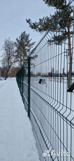 Сетка 3д на забор