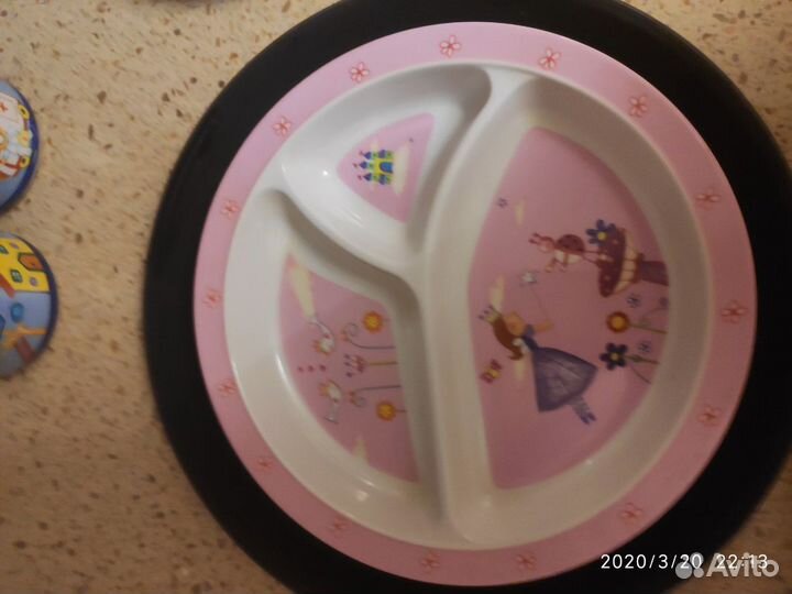 Чашка тарелка детская