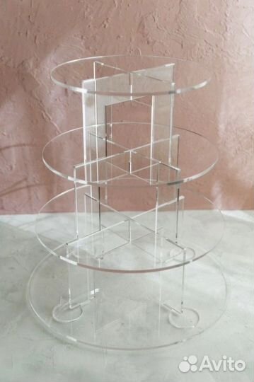 Акриловая подставка для капкейков и торта