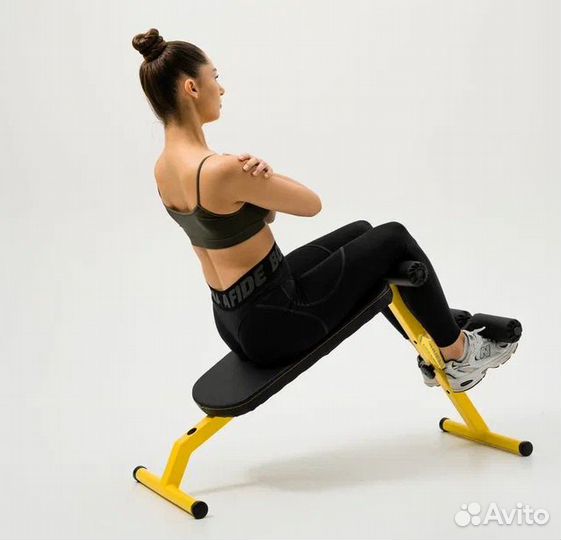 Лавка складная для пресса спины регулируемая 150кг