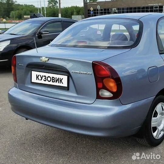 Бампер задний в цвет Chevrolet Lanos (2002-2009)