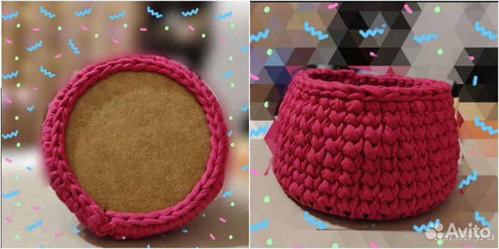 Корзинка ручная работа