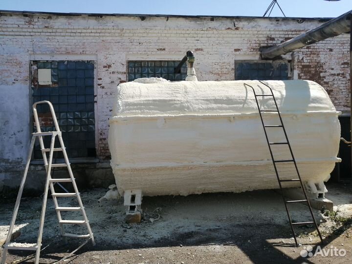 Утепление пенополиуретаном профессионально с гаран