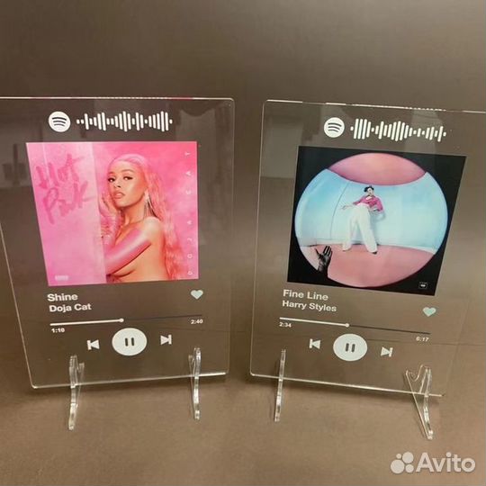 Трек пластинка на орг стекле