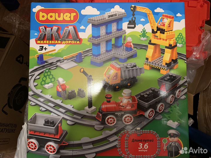 Конструктор поезд bauer