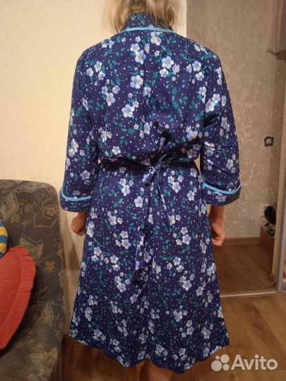 Халат женский фланелевый