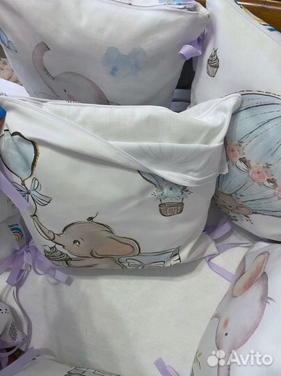 Комплект в кроватку для малыша, кокон