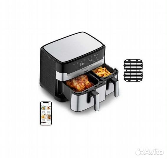 Tefal Dual Easy Fry & Grill EY905D10