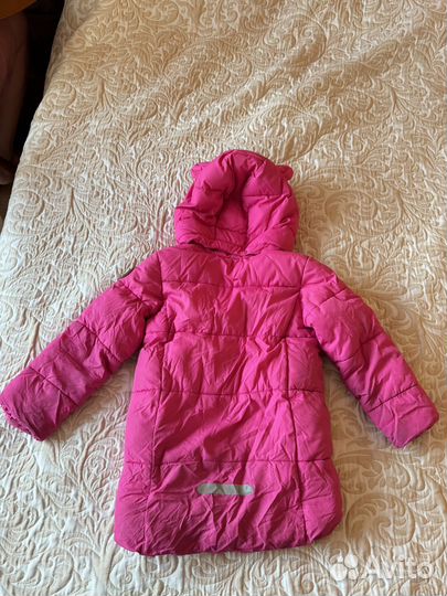 Пуховик зимний для девочки 122