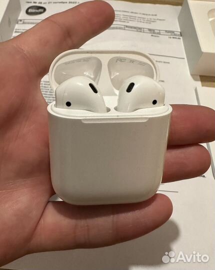 Наушники Apple AirPods 2 новые на гарантии