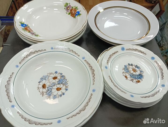 Тарелки СССР разные