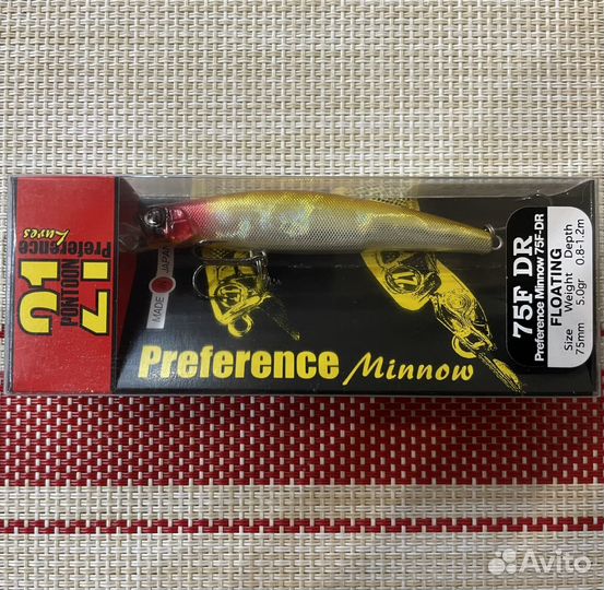 Воблер Pontoon 21 Preference Minnow 75F-DR