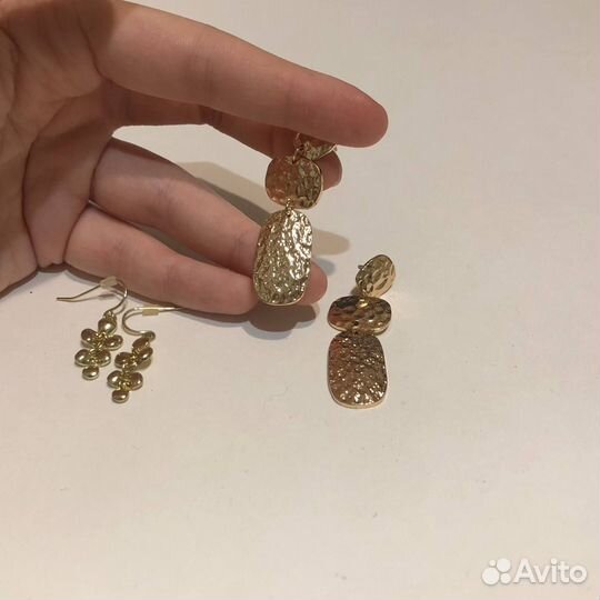 Сережки гвоздики бижутерия