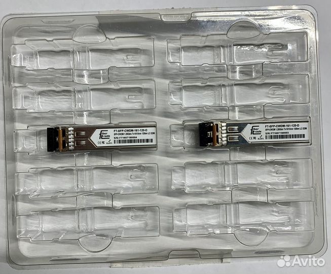 Модули SFP, дальность до 120км (32dB), 1610нм, DDM