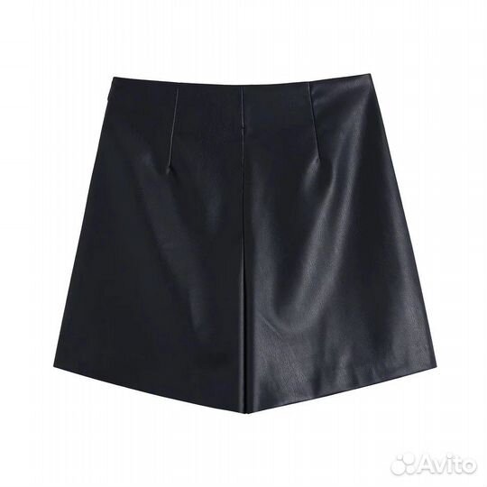 Шорты из эко кожи