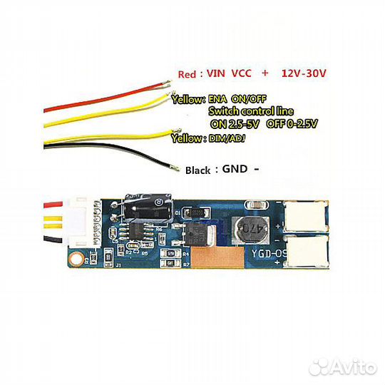 Подсветка новая для LCD TV и мониторов c драйвером
