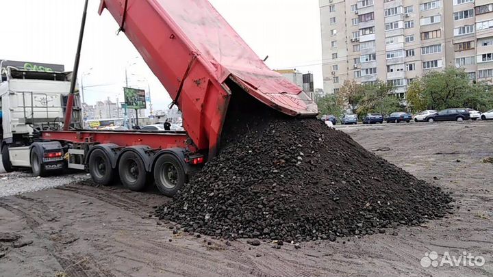Черный щебень с доставкой