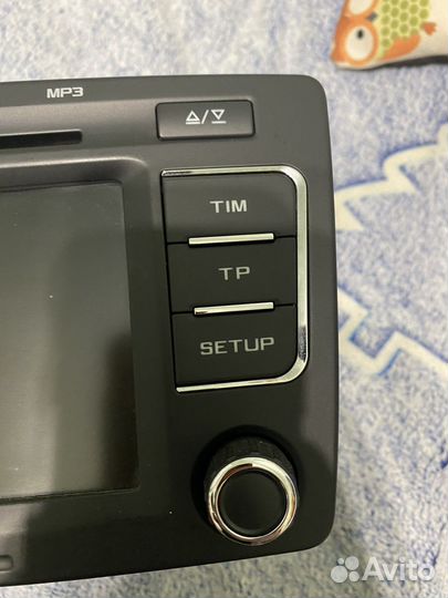 Штатная магнитола на skoda octavia a5