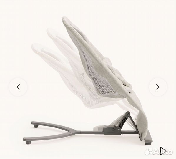 Шезлонг для новорожденных happy baby hugger