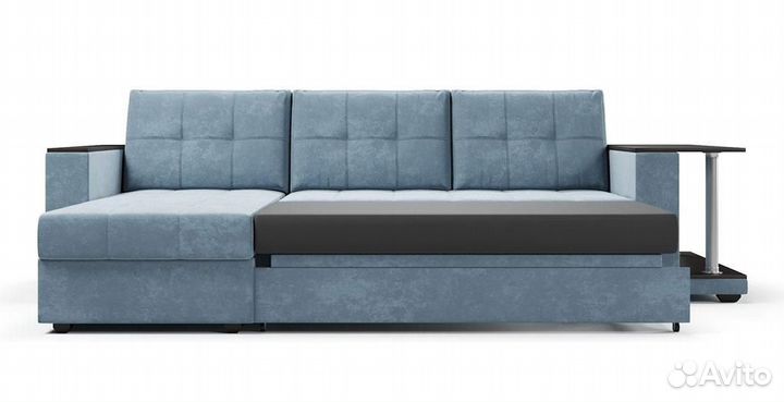 Угловой диван-кровать «Атланта классик со столом 2»