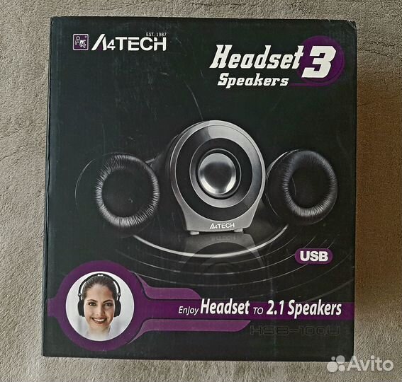 Колонка Наушники/гарнитура А4tech Headset Speakers