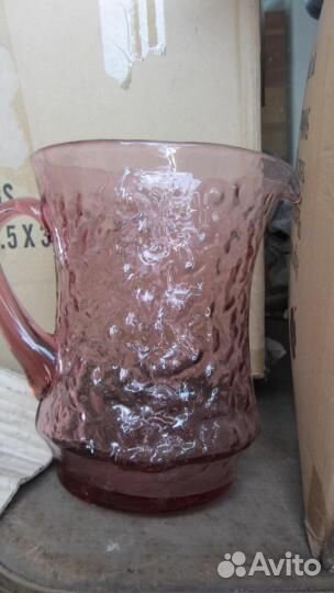 Кувшины, графины, вазы для цветов- стекло СССР