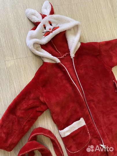 Халат детский велюровый