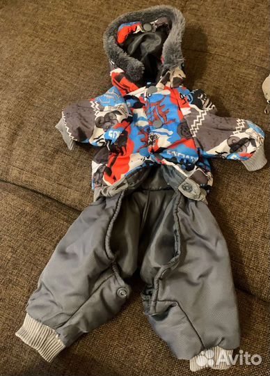 Одежда для собак мелких пород комбинезон зимний