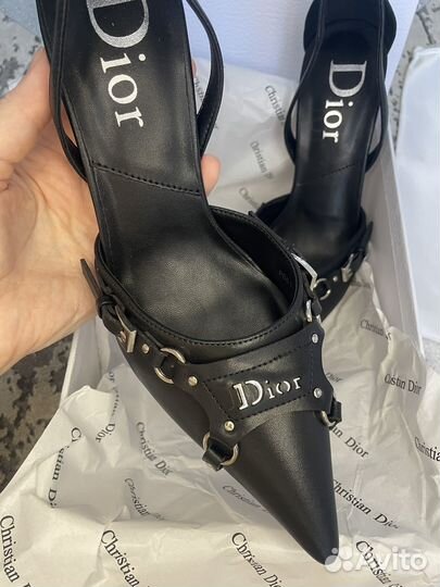 Туфли christian dior натуральная кожа