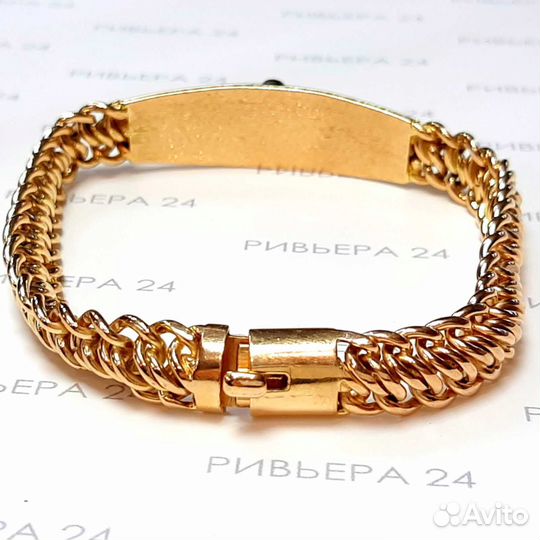 Золотой браслет с бриллиантами 585 пробы 49.25 гра