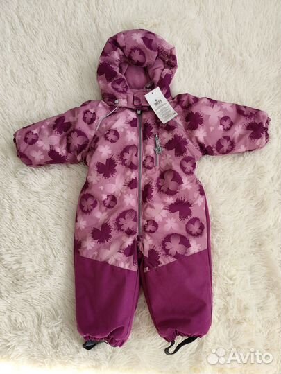 Комбинезон зимний новый для девочки 80р-р