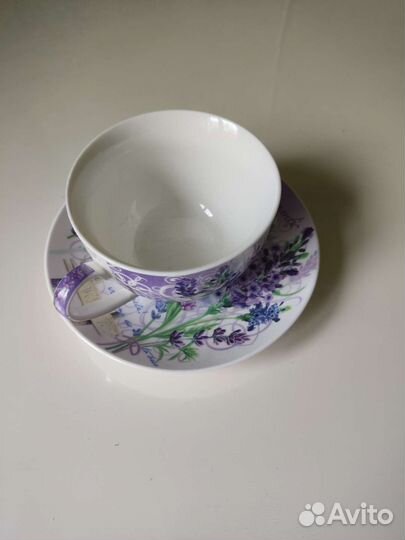 Чайная пара, сервиз, чашка, тарелка