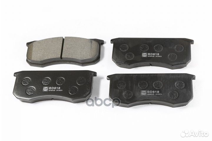 Тормозные колодки дисковые BD818 hola