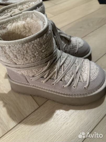 Натуральная овчина сапоги