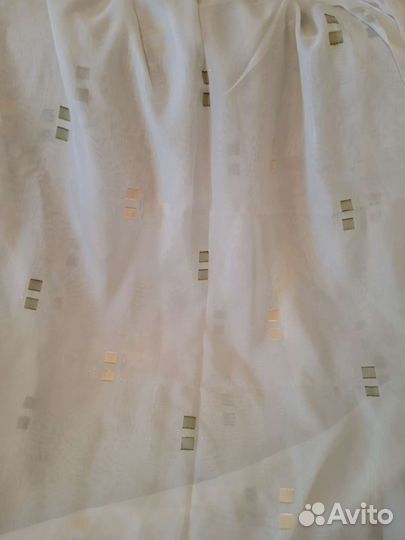 Шторы с ламбрекеном и тюль бу