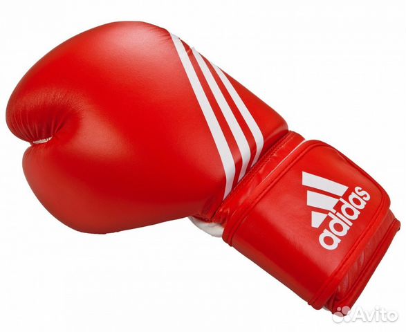 Перчатки бокс Adidas Training красные, р. 14 oz
