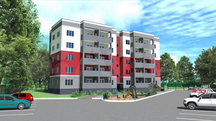 2-к. квартира, 66,2 м², 2/5 эт.