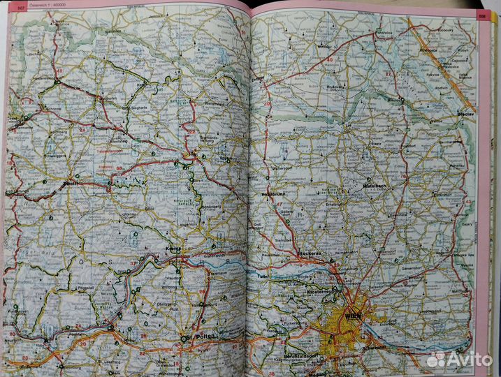 Атлас автомобильных дорог Германии и Европы