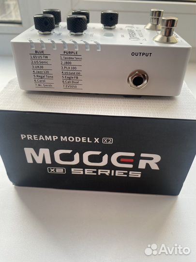Mooer Preamp Model X2 гитарный моделирующий преамп