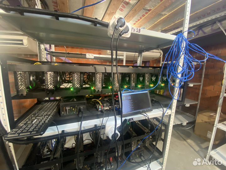 Настройка майнинг фермы, сборка, ремонт