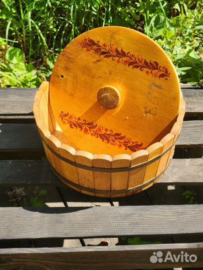 Хлебница деревянная СССР