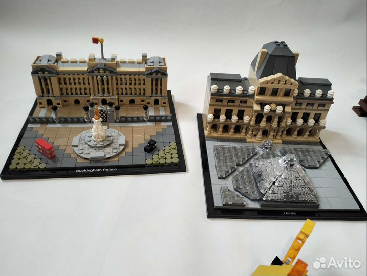 Архитектура Lego Лувр и Букингемский дворец